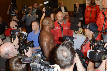 Pressekonferenz zum Box-WM-Kampf Wladimir Klitschko vs. Alex Leapai, Düsseldorf