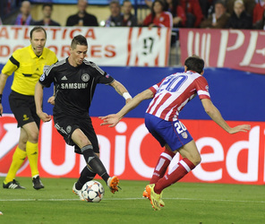 Champions League Match Atletico Madrid vs. FC Chelsea, Madrid
