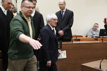 Verhandlung gegen Bernie Eccelstone, München