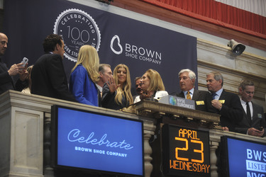 Brown Shoe Company Celebrates 100 Years on the New York Stock Exchange