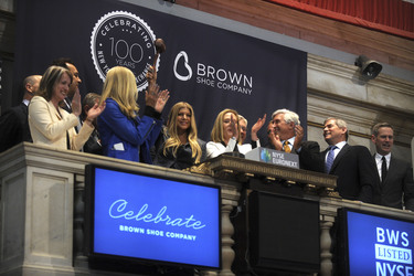 Brown Shoe Company Celebrates 100 Years on the New York Stock Exchange
