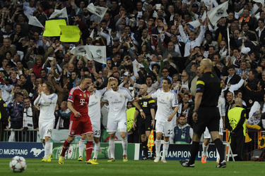 Champions League Match Real Madrid vs. FC Bayern München, Madrid