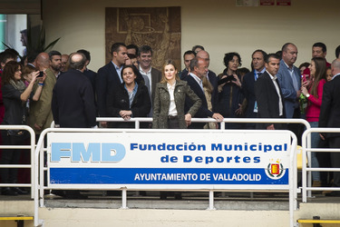 Princess Letizia bei der 'Volleyball Spanish Scholarship Competition 2014', Valladolid