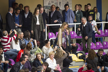 Princess Letizia bei der 'Volleyball Spanish Scholarship Competition 2014', Valladolid