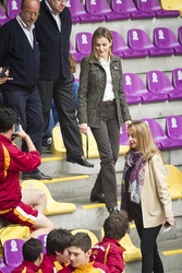 Princess Letizia bei der 'Volleyball Spanish Scholarship Competition 2014', Valladolid