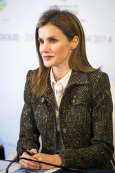 Princess Letizia bei der 'Volleyball Spanish Scholarship Competition 2014', Valladolid