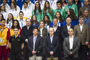 Princess Letizia bei der 'Volleyball Spanish Scholarship Competition 2014', Valladolid