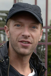 Chris Martin vor dem Hyatt Hotel, Köln