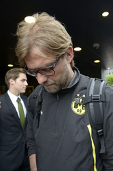 Jürgen Klopp verlässt das Hyatt Hotel, Köln