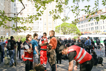 Nazi-Blockade Heinrich-Heine-Straße, Berlin