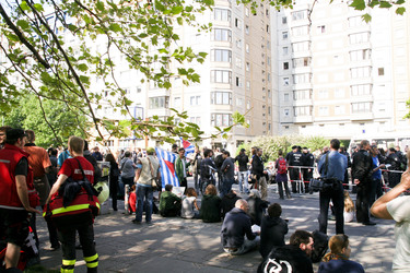 Nazi-Blockade Heinrich-Heine-Straße, Berlin