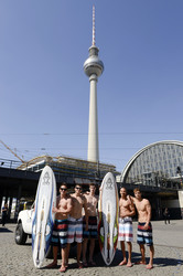 Open Air-Fashionshow des Menswear-Labels Camp David, Berlin