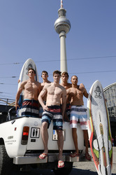 Open Air-Fashionshow des Menswear-Labels Camp David, Berlin
