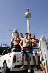 Open Air-Fashionshow des Menswear-Labels Camp David, Berlin