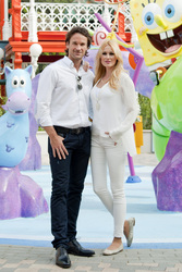 Carlos Moya und Carolina Cerezuela eröffnen das Nickelodeon Land, Madrid