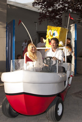 Carlos Moya und Carolina Cerezuela eröffnen das Nickelodeon Land, Madrid