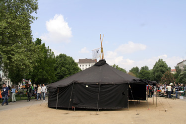 Maidemo Flüchtlingsdorf Oranienstraße, Berlin