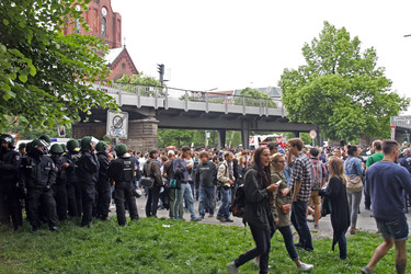 1.Mai in Kreuzberg, Berlin