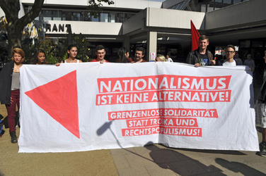 AfD Wahlkampfveranstaltung, Neu-Isenburg