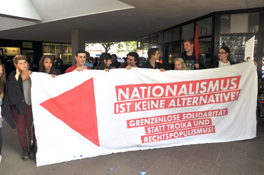 AfD Wahlkampfveranstaltung, Neu-Isenburg