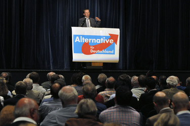 AfD Wahlkampfveranstaltung, Neu-Isenburg