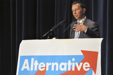 AfD Wahlkampfveranstaltung, Neu-Isenburg