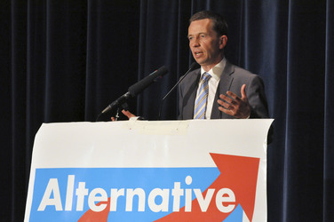 AfD Wahlkampfveranstaltung, Neu-Isenburg