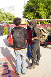 Refugees Solidaritätskundgebung, Bewrlin