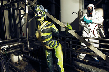 Kammerjäger / Exterminator Bodypainting