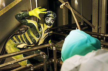 Kammerjäger / Exterminator Bodypainting