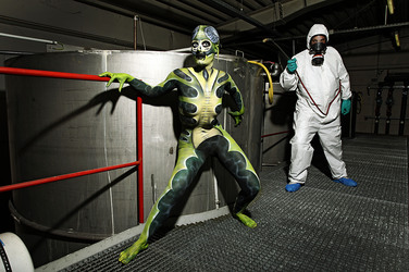 Kammerjäger / Exterminator Bodypainting