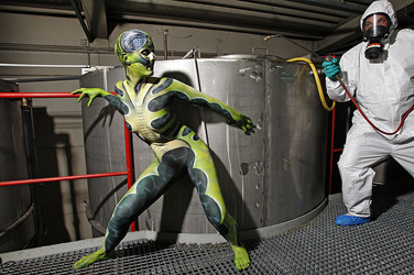 Kammerjäger / Exterminator Bodypainting