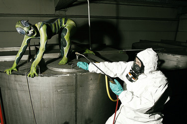 Kammerjäger / Exterminator Bodypainting