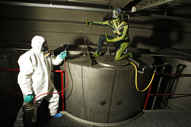 Kammerjäger / Exterminator Bodypainting