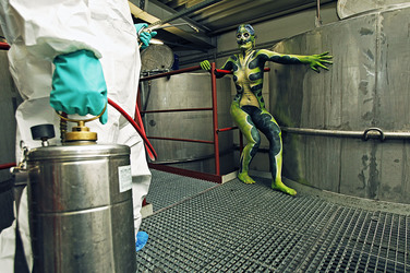 Kammerjäger / Exterminator Bodypainting