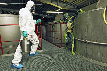 Kammerjäger / Exterminator Bodypainting