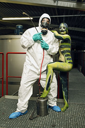 Kammerjäger / Exterminator Bodypainting