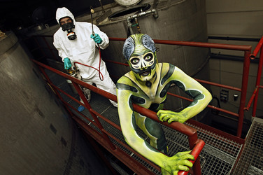 Kammerjäger / Exterminator Bodypainting