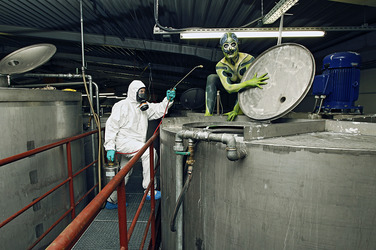 Kammerjäger / Exterminator Bodypainting