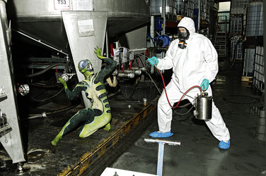 Kammerjäger / Exterminator Bodypainting