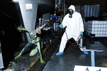 Kammerjäger / Exterminator Bodypainting