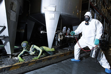 Kammerjäger / Exterminator Bodypainting