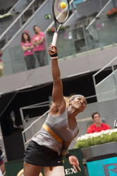 Mutua Madrid Open Match Serena Williams gegen Shuai Peng, Madrid