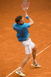 Tennis Mutua Madrid Open Match Marin Cilic vs. Ernests Gulbis, Madrid