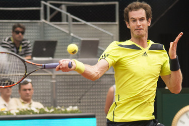 Tennis Mutua Madrid Open Match Santiago Giraldo vs. Andy Murray, Madrid