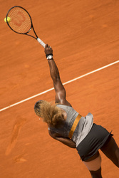 Tennis Mutua Madrid Open Match Carla Suarez Navarro vs. Serena Williams, Madrid