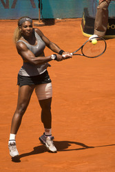 Tennis Mutua Madrid Open Match Carla Suarez Navarro vs. Serena Williams, Madrid
