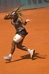 Tennis Mutua Madrid Open Match Carla Suarez Navarro vs. Serena Williams, Madrid