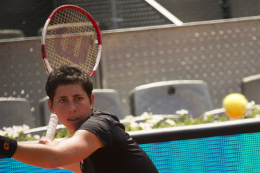 Tennis Mutua Madrid Open Match Carla Suarez Navarro vs. Serena Williams, Madrid