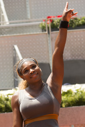Tennis Mutua Madrid Open Match Carla Suarez Navarro vs. Serena Williams, Madrid